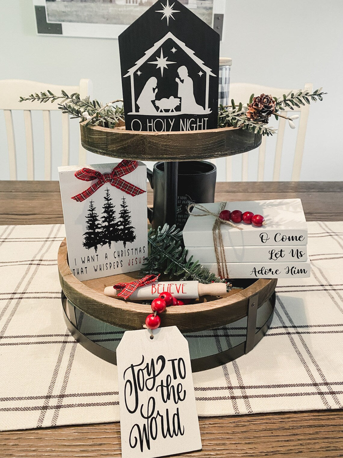 Christian Christmas Tiered Tray Bundle