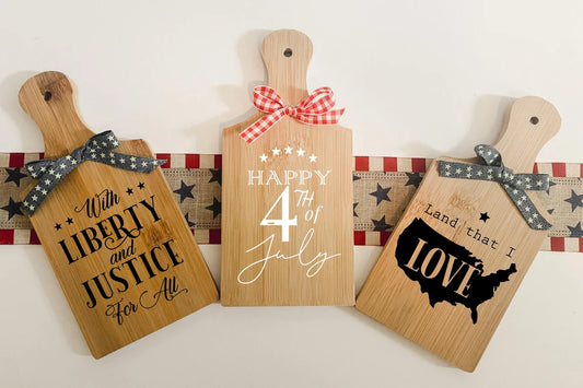 July 4th Mini Cutting Boards