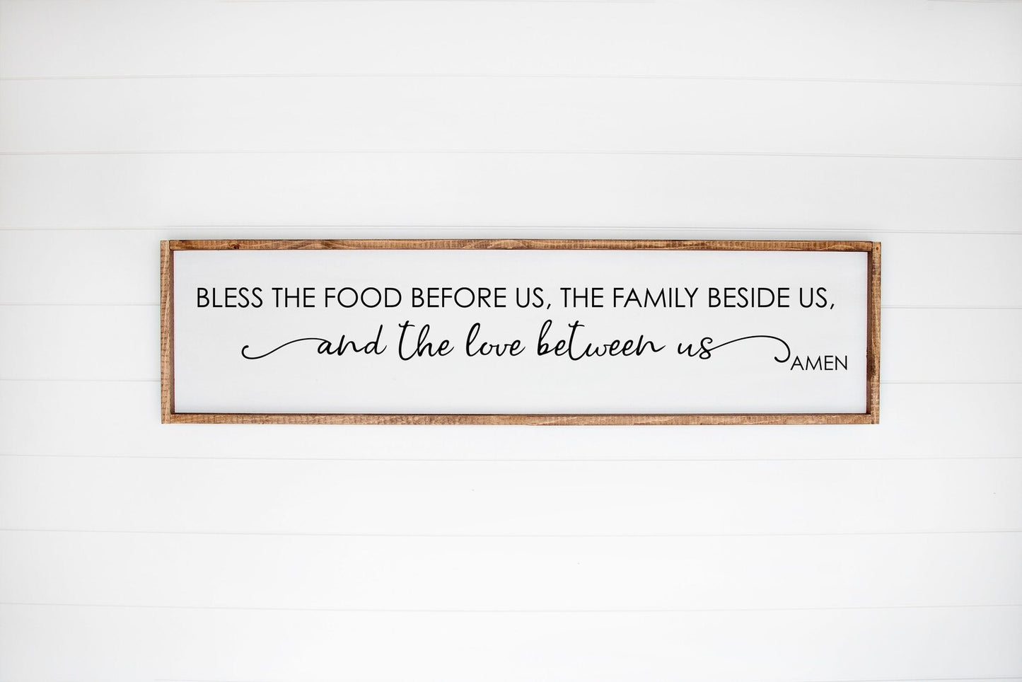 The Love Between Us Wood Sign