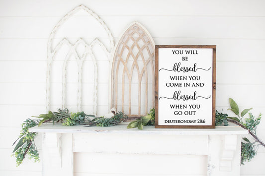 You Will Be Blessed Wood Sign