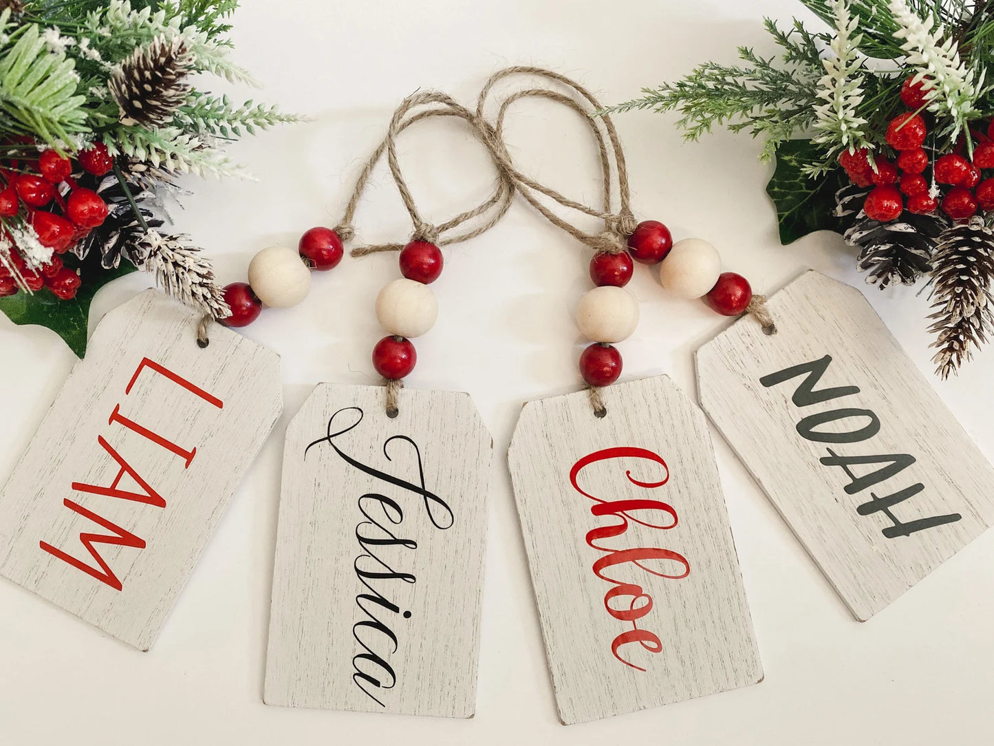 Personalized Christmas Stocking Tags