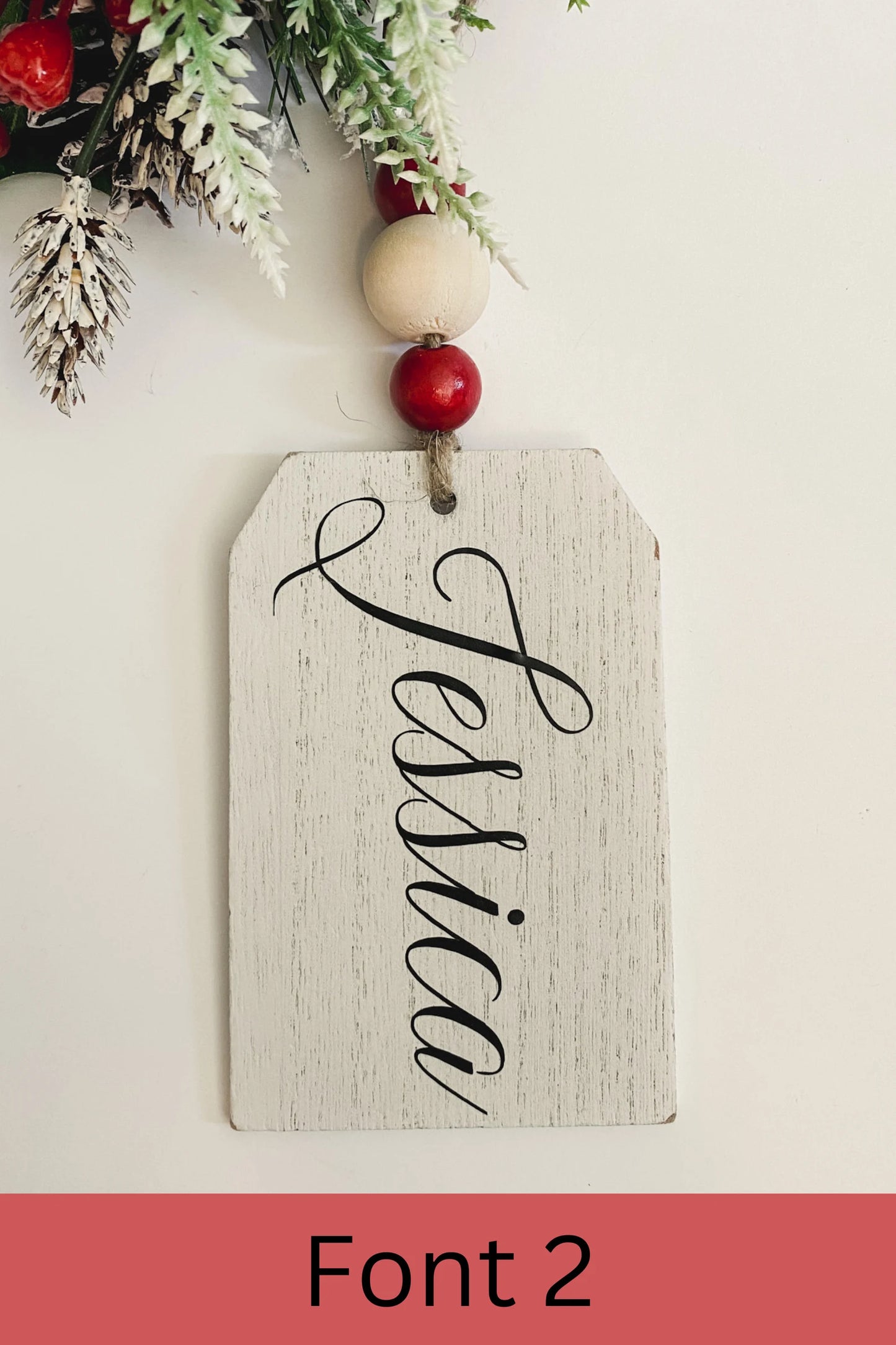 Personalized Christmas Stocking Tags